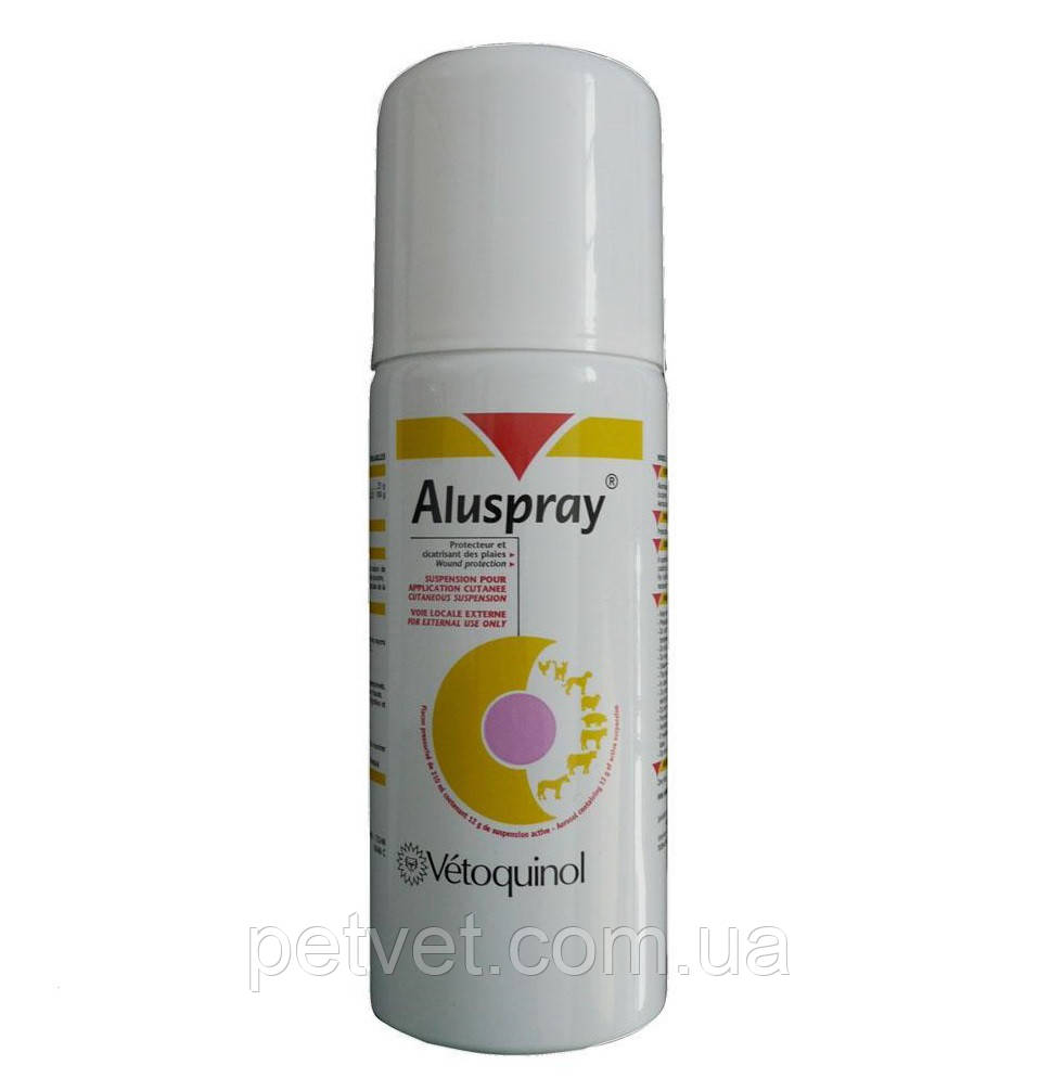 Алюспрей (Aluspray) для загоєння й оброблення ран, 127 мл.