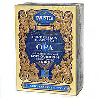 Черный байховый крупнолистовой чай Twistea OPA (ОПА) 100г