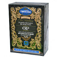 Черный байховый крупнолистовой чай Twistea OP (ОП) 100г