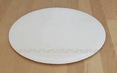 Підкладка кругла під торт 28 см біла (0.5 мм)