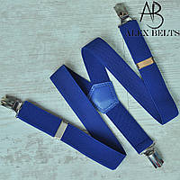 Підтяжки дитячі Y-образні однотонні (електрик ) унісекс 