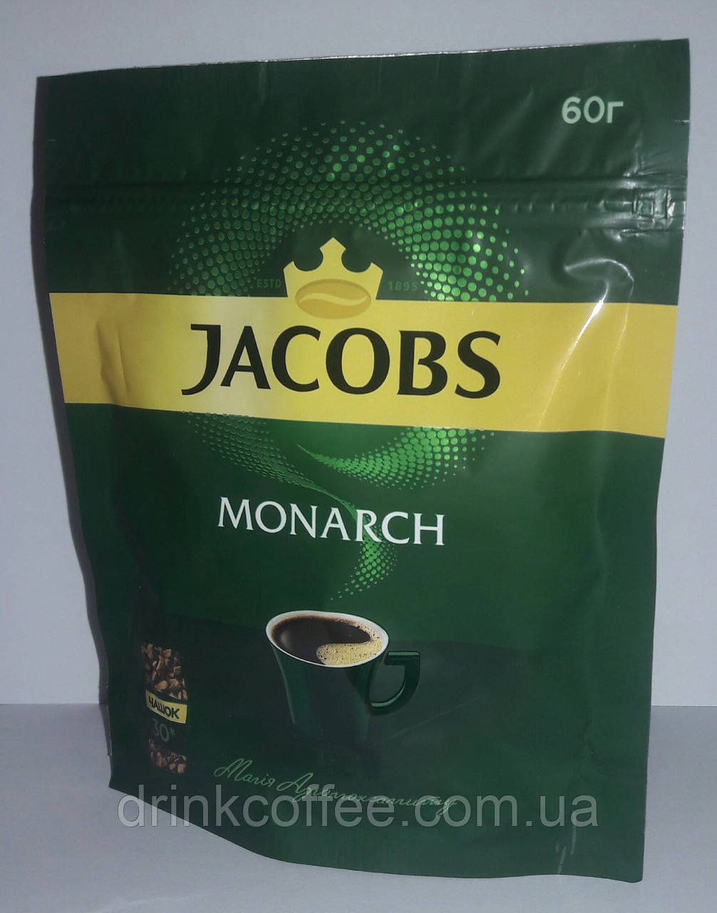 Кава JACOBS Monarch, розчинна, 60g