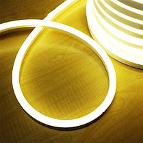 LED НЕОН SL-001 SMD 2835/120 220V білий теплий IP68 (1м) Код.58862, фото 5