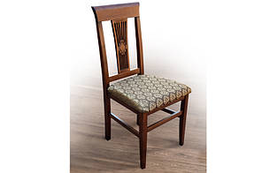 Дерев'яний стілець зі твердою спинкою Алла (горіх)
