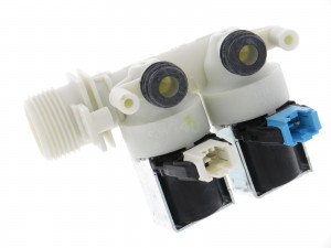 Клапан подачі води універсальний для пральних машин C00110333 клеми під джек 2/180/90