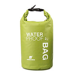 Герметичний водонепроникний мішок для рафтингу, кемпінгу і туризму - Green (GM-01G)