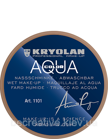 Коричневий аквагрим AQUACOLOR 8 мл (відтінок ELO)