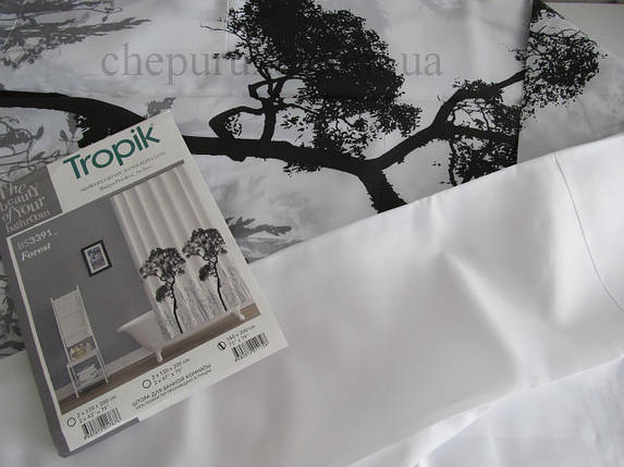 Штора для ванної Forest Tropik Туреччина 180*200 см, фото 3