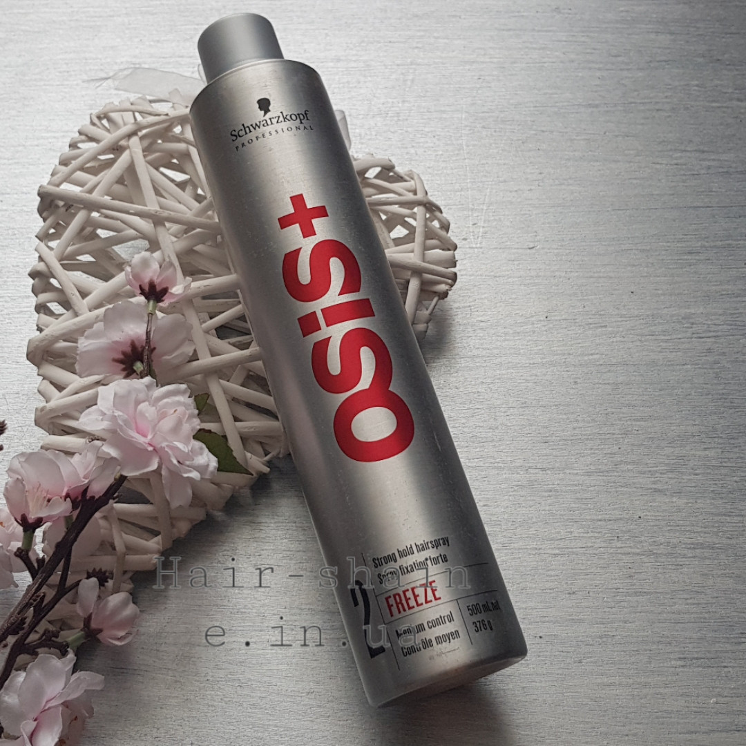 Лак для волосся сильної фіксації Schwarzkopf Professional Osis+ Freeze Hairspray 500 ml