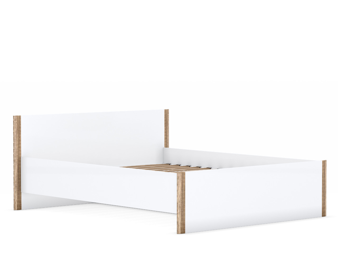 Ліжко двоспальне з ДСП/МДФ в спальнюDavin Z2 Blonski, фото 1