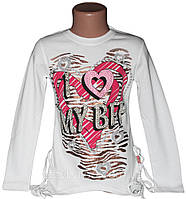 Туніка для дівчинки "Love Шнурки" (зростання від 116 до 152 см)