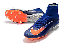 Дитячі футбольні бутси Nike Mercurial Superfly V FG Royal Blue/Cool Grey/Total Orange