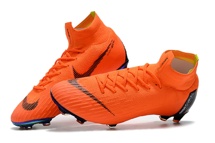 Футбольні бутси Nike Mercurial Superfly VI 360 Elite FG Total Orange/Black/Total Orange/Volt