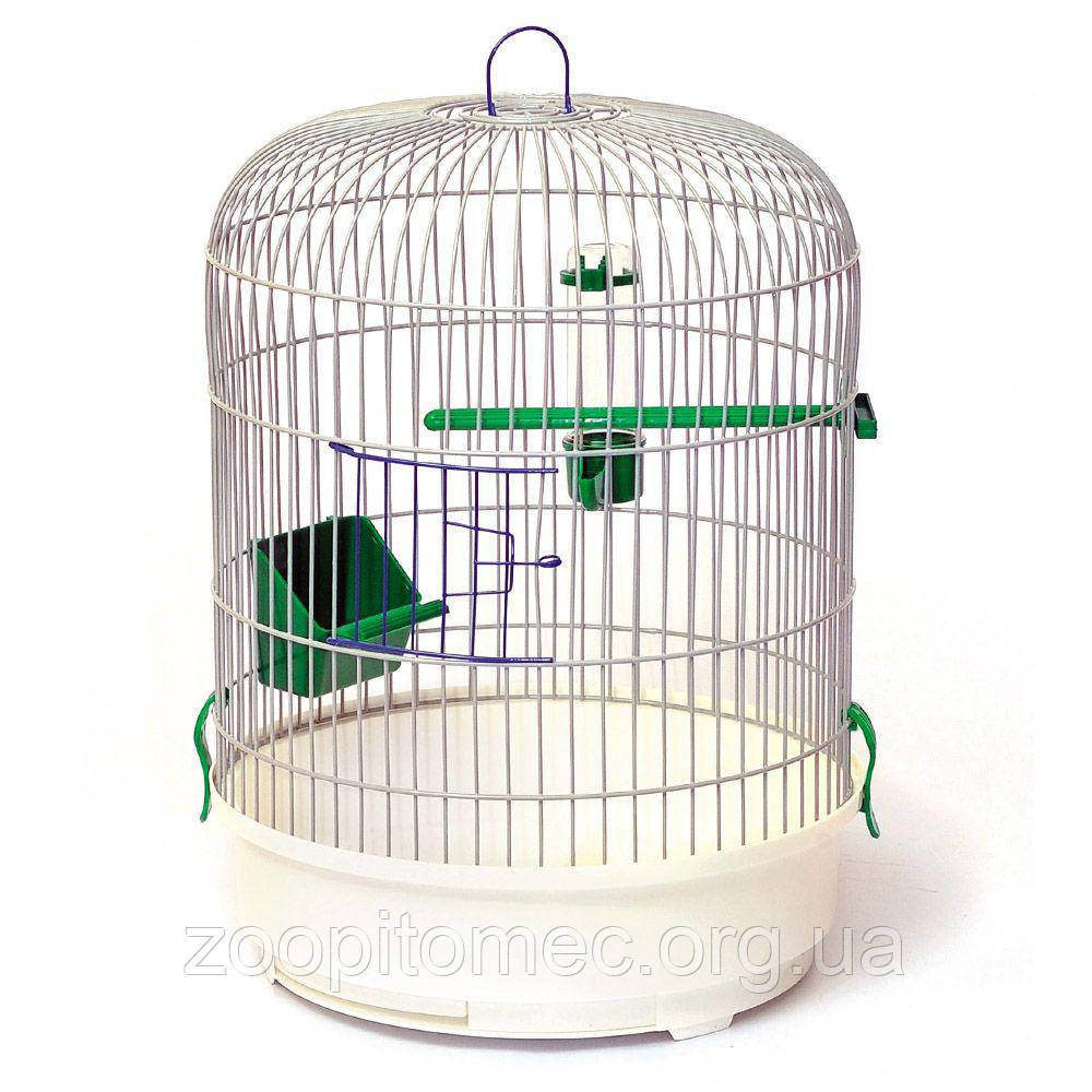 РОНДО ЛОРІ біла клітка для папуг, канарок, амадин.32,5*44см.