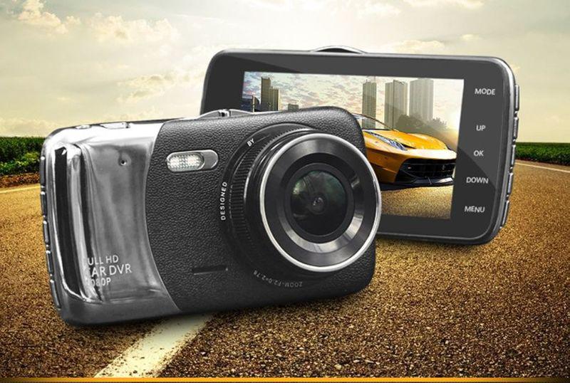 Відеореєстратор HD IR Нічна Зйомка дві камери Car Cam DV460, нічне бачення