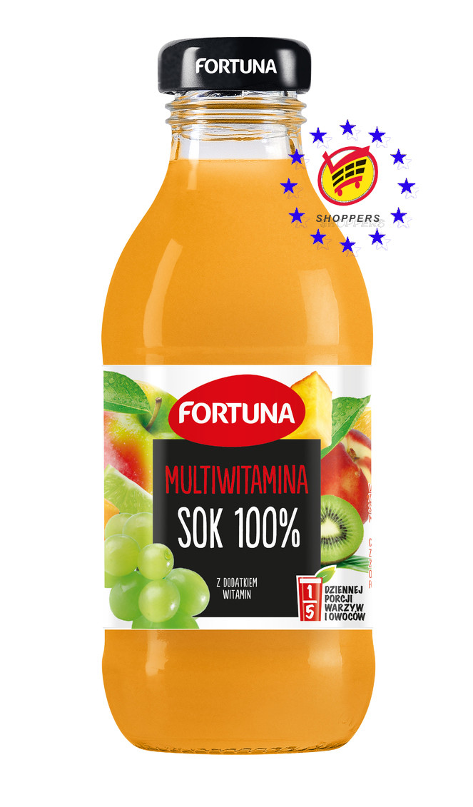 Сік фортуна 100% (мультивітамінний) 300мл