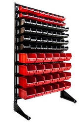 Стелаж для метизів із пластиковими ящиками Арт15-78 КЧК панель для інструменту