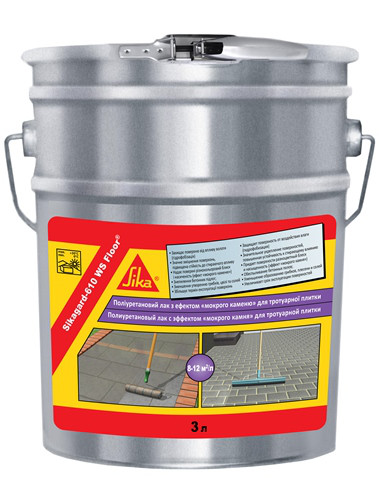 Гідрофобізувальне просочення для підлоги з ефектом мокрого каменю Sikagard-610 WS Floor 3 л.