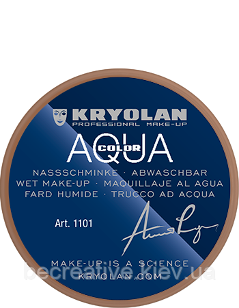 Коричневий аквагрим AQUACOLOR 8 мл (відтінок NB 4)