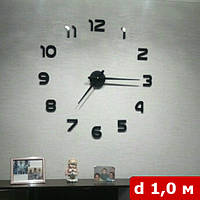 3D-часы Timelike 1 м большие настенные Арабские черные