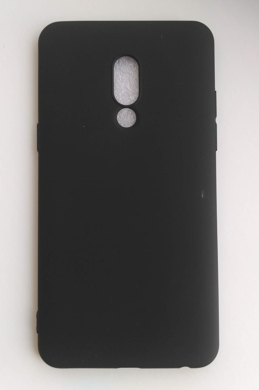 Силіконовий чохол для Meizu 15 Plus чорний матовий Чорний
