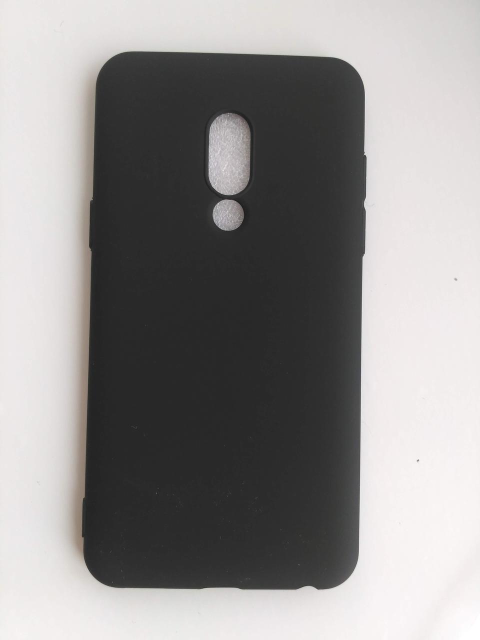 Силіконовий чохол для Meizu 15 чорний матовий Чорний