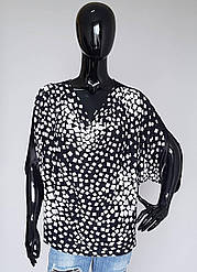 Літня жіноча блуза зі спущеним рукавом
