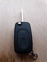 Корпус выкидного ключа для VOLKSWAGEN Golf, Passat B5 (Фольксваген (Volkswagen) Гольф, Пассат Б5) 2 - кнопки