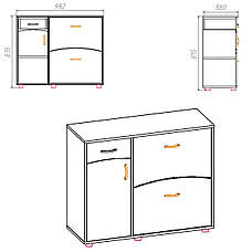 Тумба для взуття ТО-5 Компаніт, фото 2
