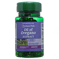 Екстракт масла орегано, Oil of Oregano Extract 1500 mg, Puritan's Pride, 180 капсул