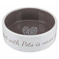 Trixie Pets Home Ceramic Bowl керамическая миска для животных кремовая-бежевая 0,8л