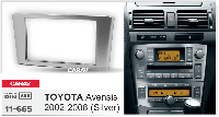 2-DIN переходная рамка TOYOTA Avensis 2002-2008, CARAV 11-665