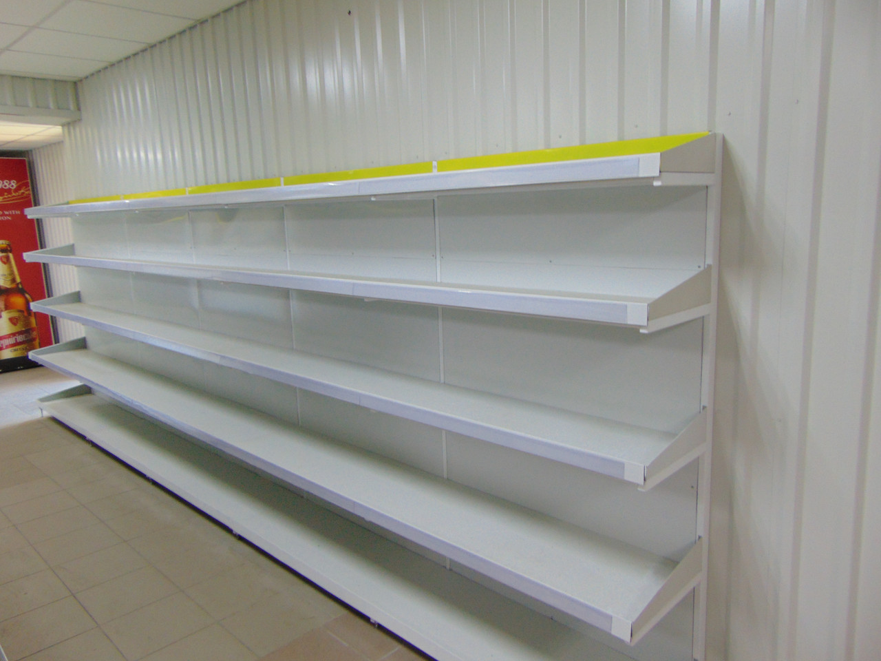 Стелаж для магазину односторонній