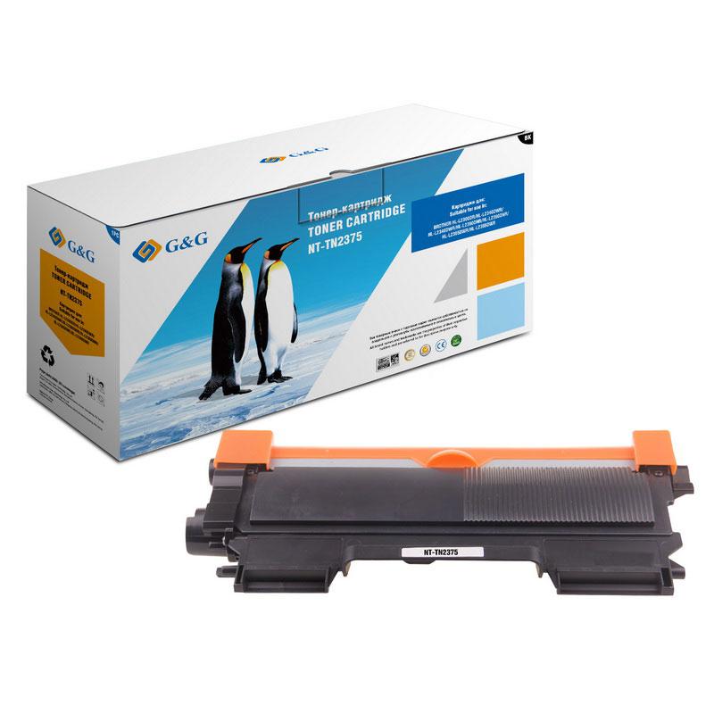 Картридж аналог TN 2375 для Brother HL-L2360/ 2365/ 2300/ 2340 max Black (G&G NT-TN2375)