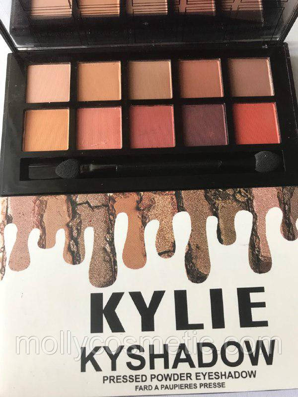 Тіні Kylie kyshadow pressed powder eyeshadow 10 кольорів