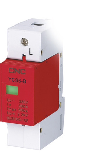Обмежувач імпульсних перенапруг на DIN-рейку YCS6-B, 1Р, 385V, 30—60 кA, тип В, CNC