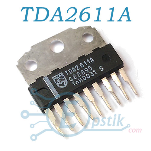 TDA2611A, Аудіо підсилювач, 5Вт, 6В-35В, SIL9MPF