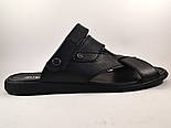 Великий розмір сандалі босоніжки чоловічі шкіряні чорні Rosso Avangard BS Sandals Bertal, фото 6