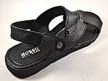 Сандалі босоніжки чоловічі шкіряні чорні Rosso Avangard Sandals Bertal, фото 7