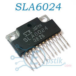 SLA6024, транзисторна збірка, PNP + NPN, 60 В, 8 А
