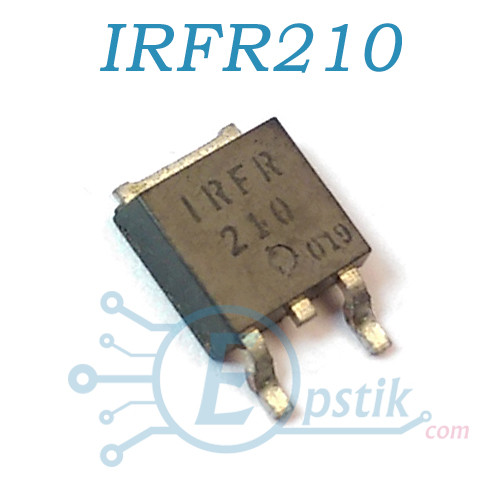 IRFR210, Mosfet транзистор N канал, 200В, 2.6А, TO252: продажа, цена в ...