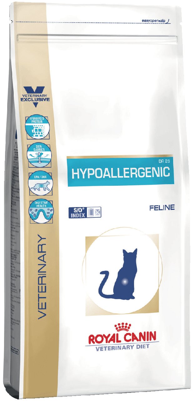 Сухий корм для кішок Royal Canin Hypoallergenic у разі харчової алергії 400 г