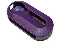 Корпус под выкидной ключ Fiat (Фиат) фиолетового цвета
