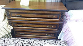 Комод дерев'яний з декоративним різбленням в класичному стилі Жозефіна RoomerIN