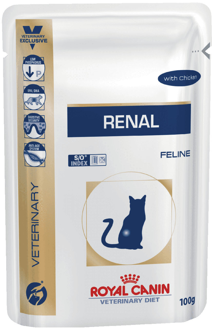 Консерви для кішок Royal Canin Renal з куркою у разі ниркової недостатності 85 г, фото 1