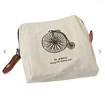 Жіноча ключниця-гаманець на блискавці «inParis» (бежевий)