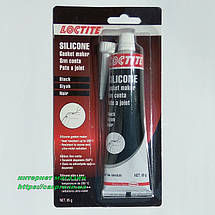 Герметик - клей чорний термостійкий до +250°C Loctite (Henkel) арт. 1643520, фото 2