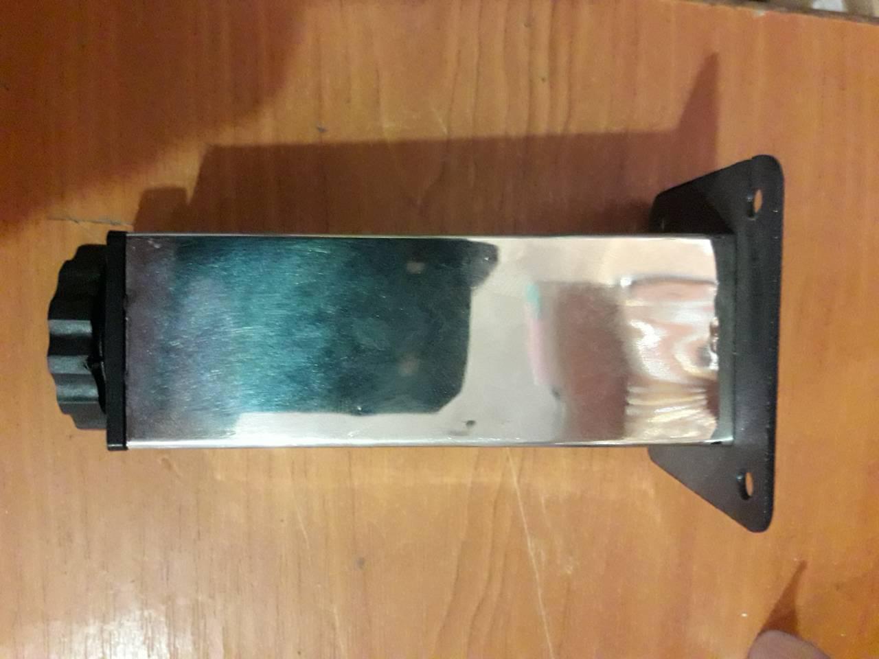 Ніжка квадрат 37х37, 120 мм хром