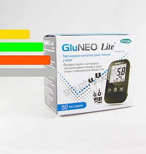Тест-смужки Gluneo Light 25 - ГлюНео Лайт тест смужки #25 шт., фото 4