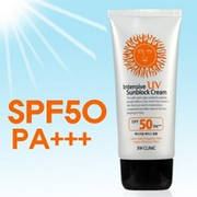 Сонцезахисний крем 3W CLINIC Intensive UV Sunblock Cream SPF 50 PA++